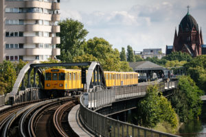 Elevated rail of Berlin Subway