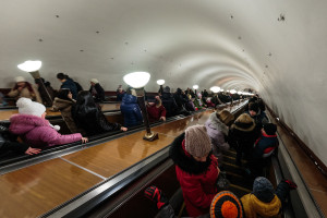 Moskau Metro Rolltreppe